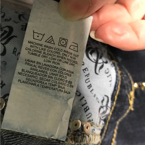 Rock & Republic Kasandra Jeans Boot cut Size 12M    RO10367 - Picture 15 of 15